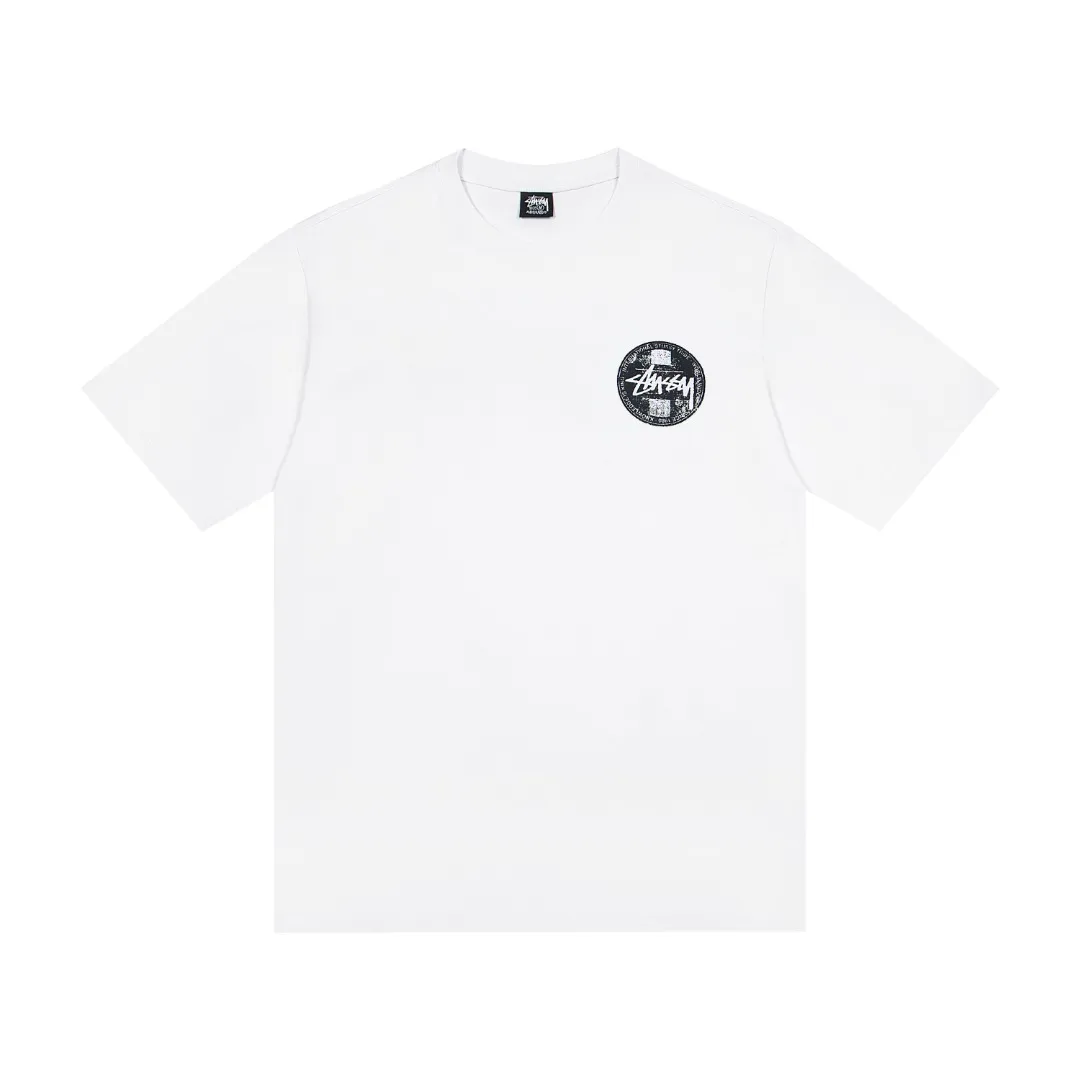 🔥 092# P55 （In Stock ） Stussy T Same Style ：Black White Size：S M L XL ： 260 ：